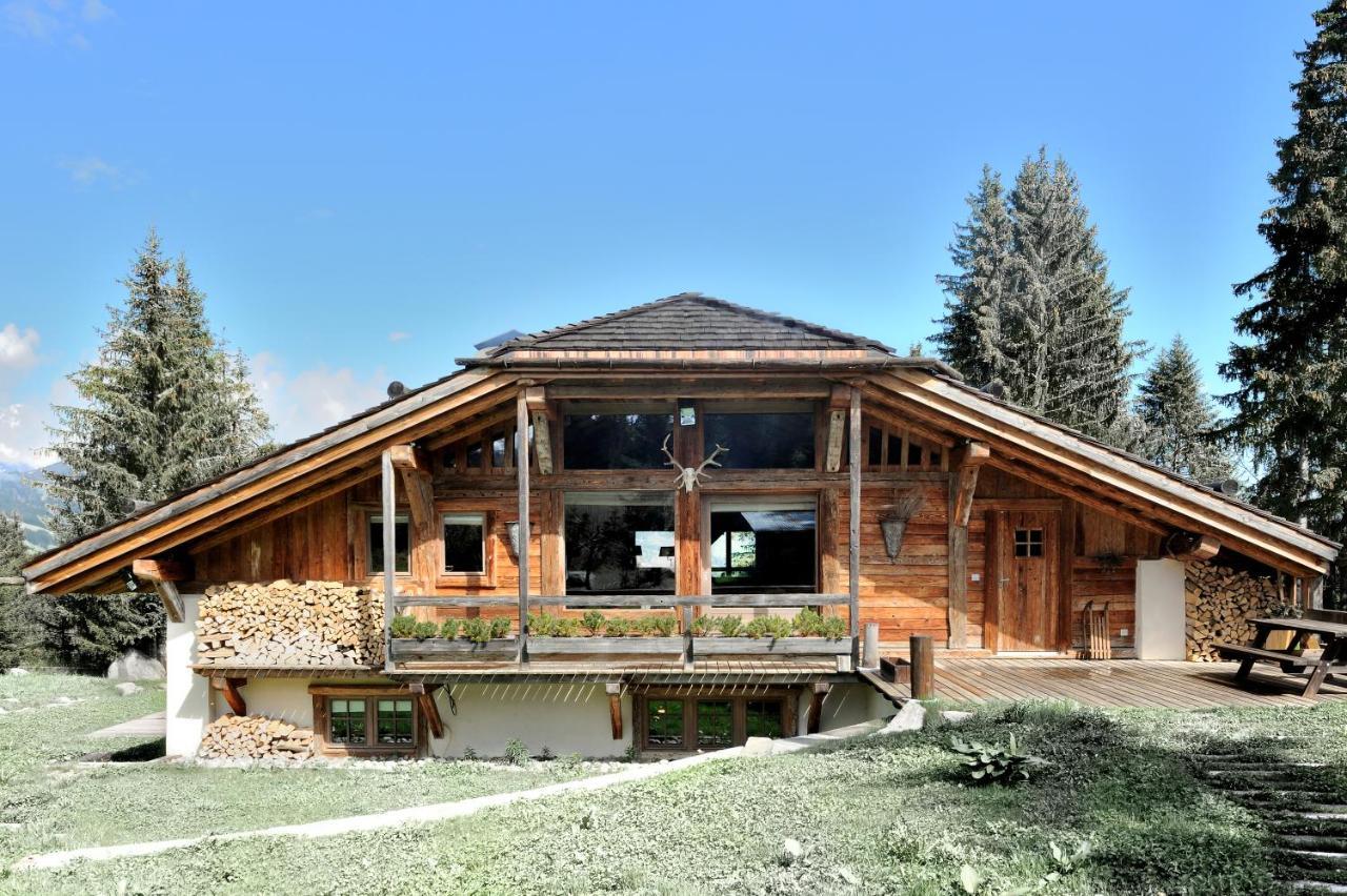 Chalet Javen - 520M2 Avec Piscine Chauffee Et Home Cinema Megève Exteriör bild