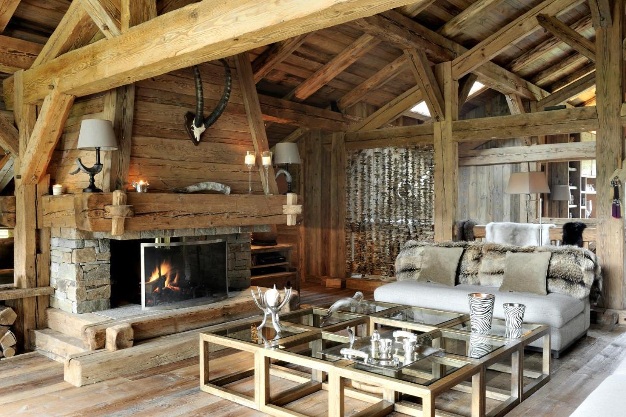 Chalet Javen - 520M2 Avec Piscine Chauffee Et Home Cinema Megève Exteriör bild